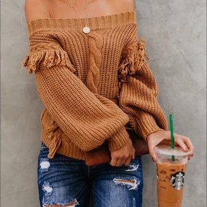 Chunky knit sweater